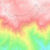 El Haza de Riego topographic map, elevation, terrain