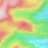 Sheffield Pike topographic map, elevation, terrain