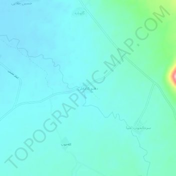 Deh Now-e Karam Ali topographic map, elevation, terrain