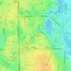 Lake Saint George topographic map, elevation, terrain