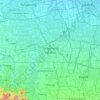 South Tangerang topographic map, elevation, terrain