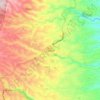 Chuka topographic map, elevation, terrain
