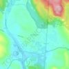 Spencer Corners topographic map, elevation, terrain