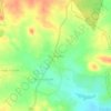 Turakapally topographic map, elevation, terrain