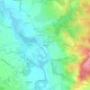 Chapelet topographic map, elevation, terrain