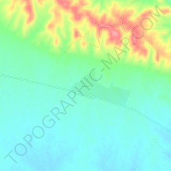 Bakhaira topographic map, elevation, terrain