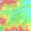 Dhungkharka topographic map, elevation, terrain