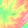 Bandiagara topographic map, elevation, terrain