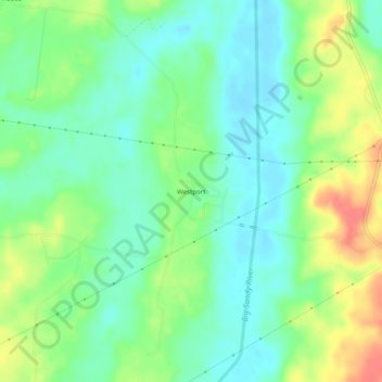 Westport topographic map, elevation, terrain