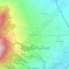 Padang Laweh topographic map, elevation, terrain