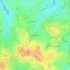 Nijmegen topographic map, elevation, terrain