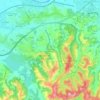 Sant'Andrea alle Fornaci topographic map, elevation, terrain