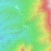 Burmahan topographic map, elevation, terrain