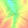 Dachepalli topographic map, elevation, terrain