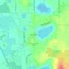 Lake of the Hills topographic map, elevation, terrain