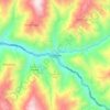 Uramita topographic map, elevation, terrain