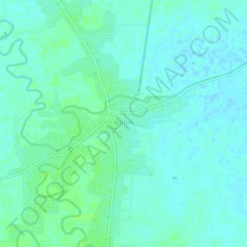 Khum Bavel topographic map, elevation, terrain