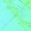 Kedungwaru Kidul topographic map, elevation, terrain