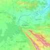 Hosapete topographic map, elevation, terrain