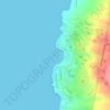 Kauna‘oa Bay topographic map, elevation, terrain