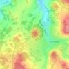 Borbergturm topographic map, elevation, terrain