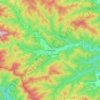 Zlatograd topographic map, elevation, terrain