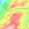 Cousland topographic map, elevation, terrain