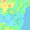 Grenaa topographic map, elevation, terrain