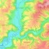 Jüchen topographic map, elevation, terrain