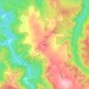 Calder topographic map, elevation, terrain