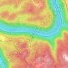 Beury topographic map, elevation, terrain