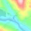 Övre Svartlå topographic map, elevation, terrain
