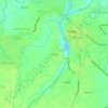 Mobo topographic map, elevation, terrain