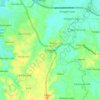 Cikande topographic map, elevation, terrain