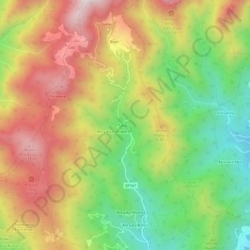 Talucco topographic map, elevation, terrain