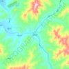 Yangyun topographic map, elevation, terrain