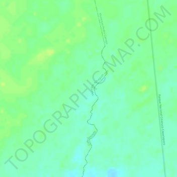 El Virao' topographic map, elevation, terrain