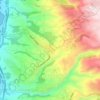 Chikhane topographic map, elevation, terrain