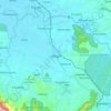 Selogiri topographic map, elevation, terrain