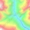 Deng topographic map, elevation, terrain