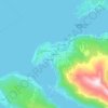 Narvik topographic map, elevation, terrain