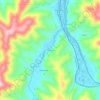 Elcomb topographic map, elevation, terrain