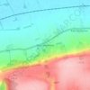 West Heslerton topographic map, elevation, terrain