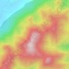 Galikonda Peak topographic map, elevation, terrain