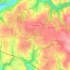 Le Bourg topographic map, elevation, terrain