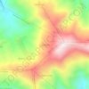 Canaima topographic map, elevation, terrain