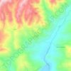 Nata topographic map, elevation, terrain