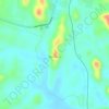 Seladang Mountain topographic map, elevation, terrain