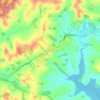 Maungaturoto topographic map, elevation, terrain