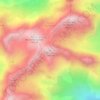 Puy Gris topographic map, elevation, terrain